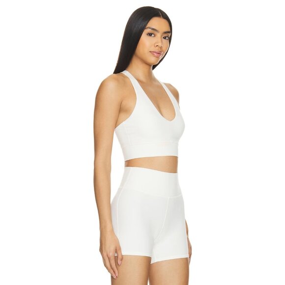 WellBeing + BeingWell MoveWell Stevie Sports Bra in Off White - Picture 2 of 4